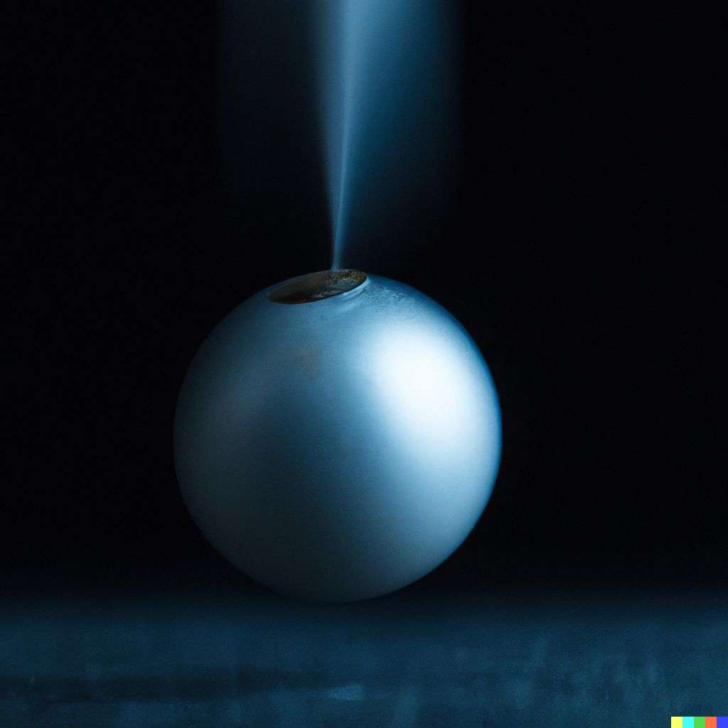 the discovery of gravity, photograph, backlit lighting